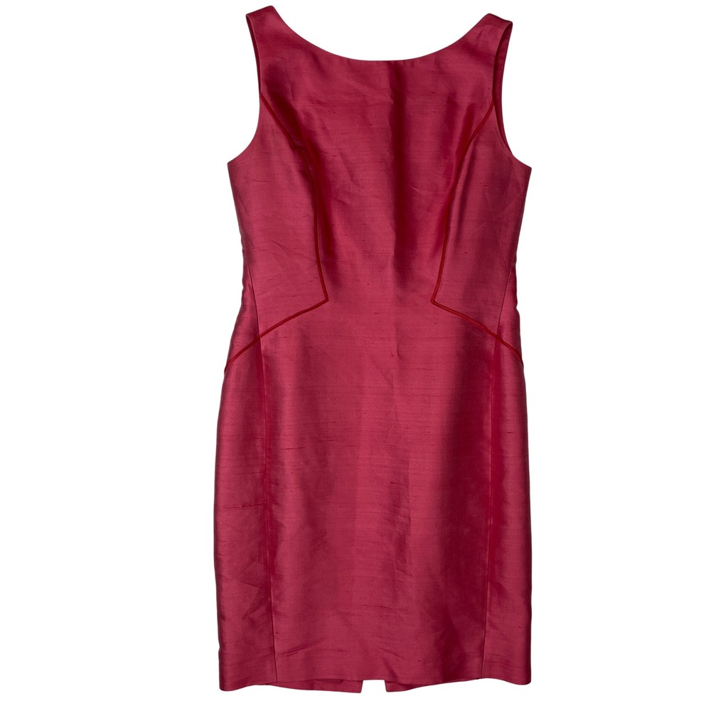 Lafayette 148 New York Silk Cotton Sleeveless Sheath Dress Women's Size‎ 6